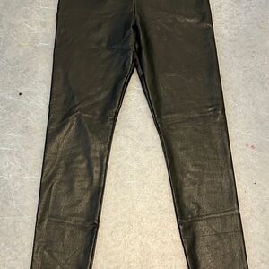 Bagatelle Black Faux Leather Pants